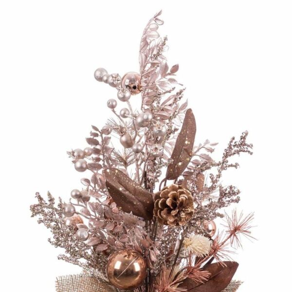 Christmas Tree Copper Plastic Pineapples 50 cm - Image 2