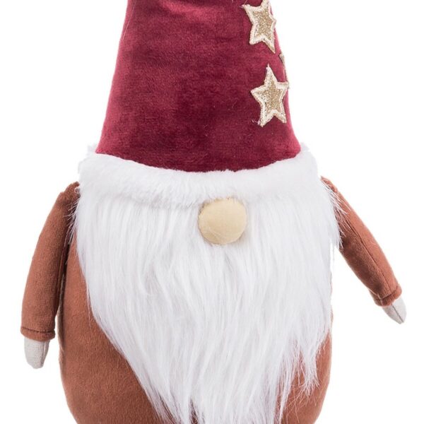 Christmas bauble White Red Sand Fabric Father Christmas 53 cm - Image 2
