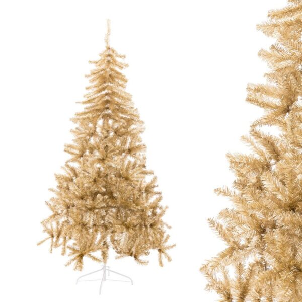 Christmas Tree Golden Metal Plastic 210 cm - Image 2