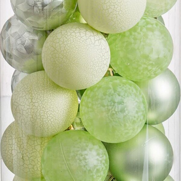 Christmas Baubles Green 6 x 6 x 6 cm (40 Units) - Image 2