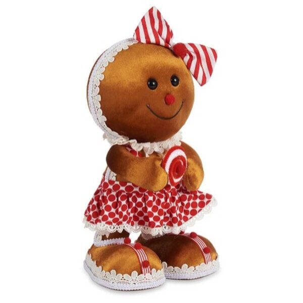 Decorative Figure Cookie Lasso Brown Red polystyrene 19 x 33 x 15 cm (4 Units) - Image 2