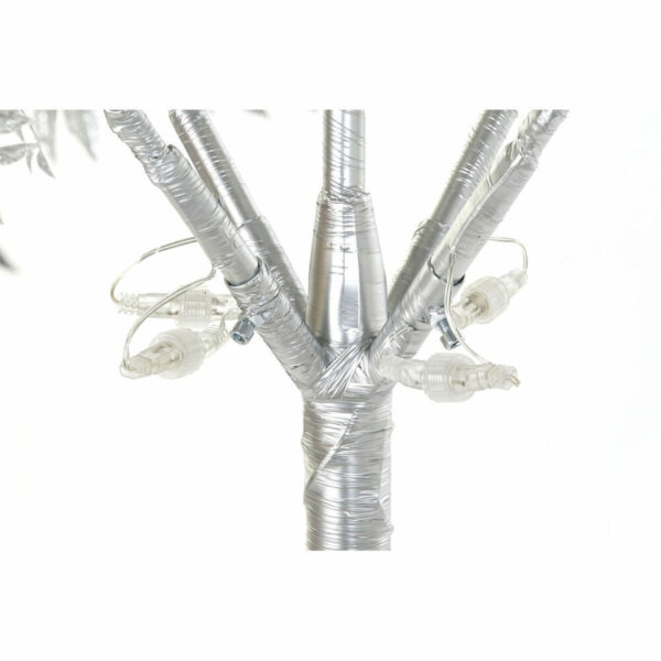 Christmas Tree DKD Home Decor White Silver Metal Plastic 120 x 120 x 220 cm - Image 3