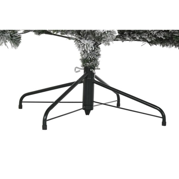 Christmas Tree DKD Home Decor White Green Metal Polyethylene Snowfall 130 x 130 x 218 cm - Image 4