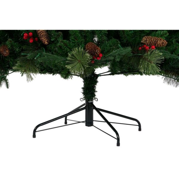 Christmas Tree DKD Home Decor Red Green Polyethylene 140 x 140 x 210 cm - Image 2