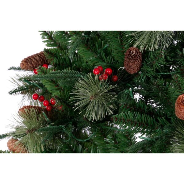 Christmas Tree DKD Home Decor Red Green Polyethylene 140 x 140 x 210 cm - Image 4