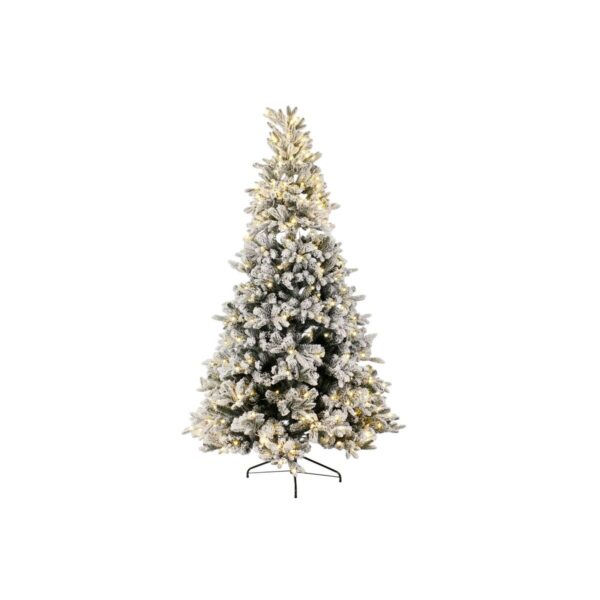 Christmas Tree DKD Home Decor White Green Polyethylene Snowfall 140 x 140 x 210 cm - Image 6