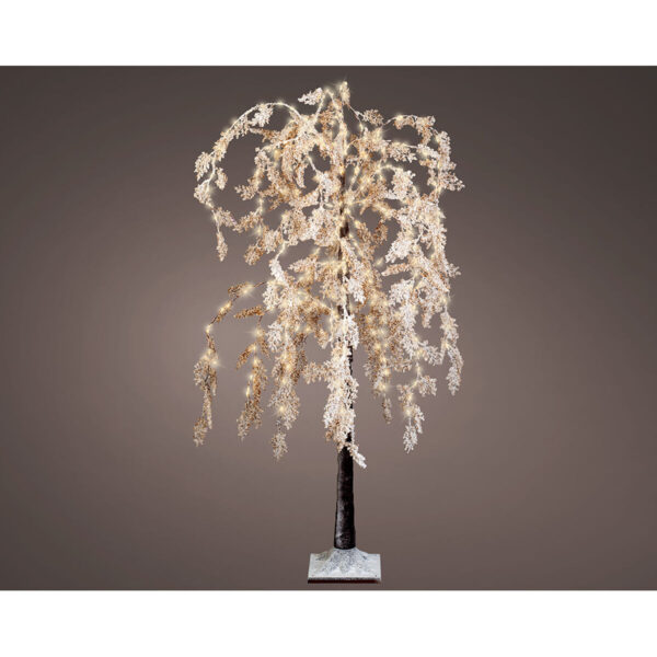Christmas Tree Lumineo Snowfall Willow Ø 70 x 180 cm MicroLED - Image 2