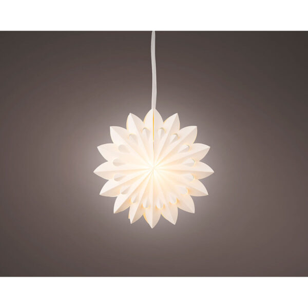 Christmas star Lumineo Paper Ø 40 x 20,5 cm For hanging - Image 2