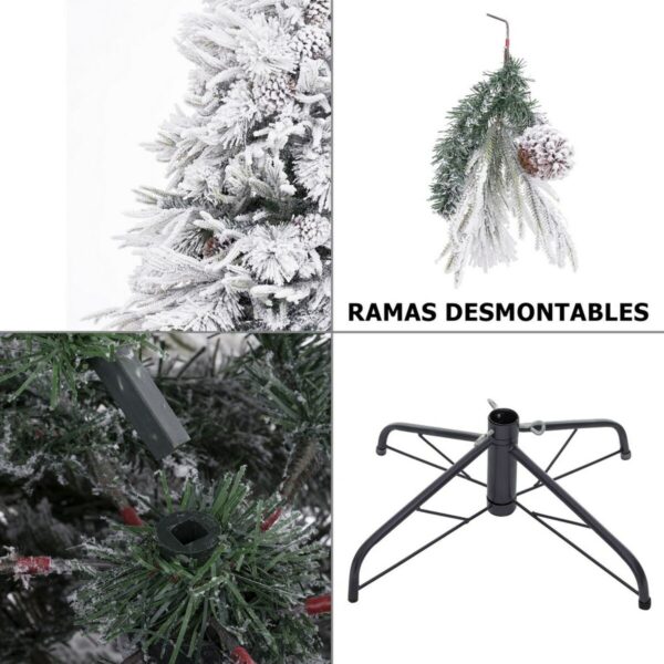 Christmas Tree PVC Polyethylene Pineapples Snowfall 60 x 60 x 150 cm - Image 3