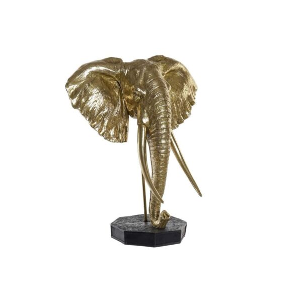 Decorative Figure DKD Home Decor Black Golden Elephant Oriental 60 x 36 x 73 cm - Image 4
