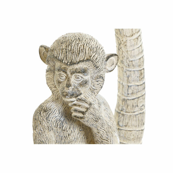 Decorative Figure DKD Home Decor 8424001749805 15 x 12 x 29 cm White Resin Monkey Tropical Stripped - Image 3
