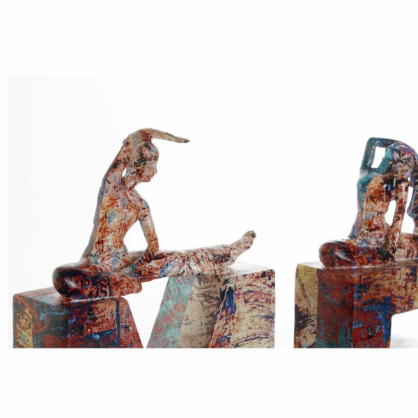 Decorative Figure DKD Home Decor Resin (11.5 x 4.5 x 23 cm) (4 pcs) - Image 3