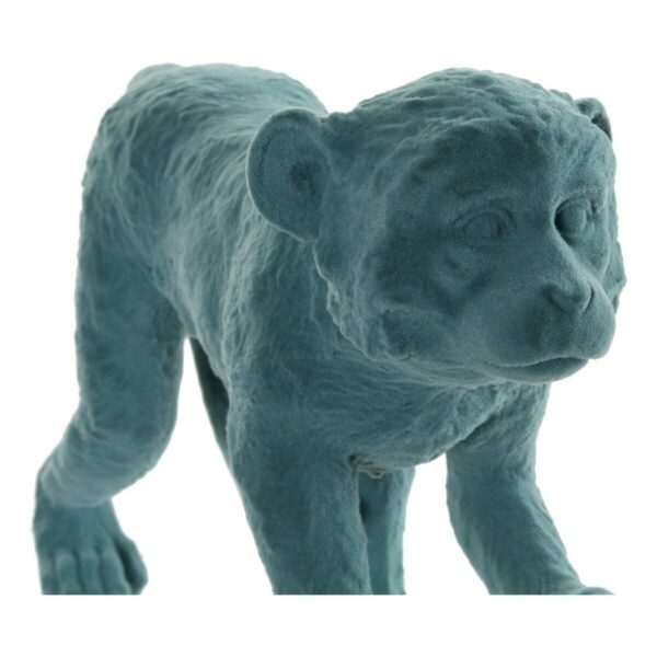 Decorative Figure DKD Home Decor Green Pink Resin Flocked Monkey Tropical 31 x 9,5 x 19 cm - Image 3