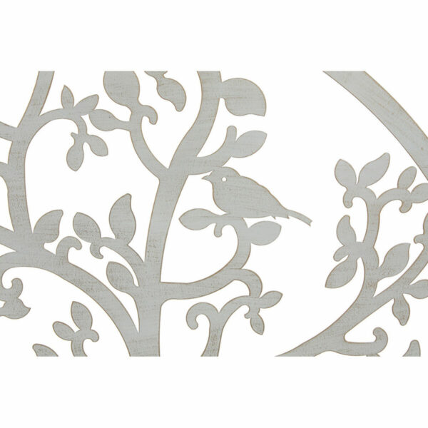 Wall Decoration DKD Home Decor White Multicolour Tree Cottage 99 x 1 x 99 cm (2 Units) - Image 3