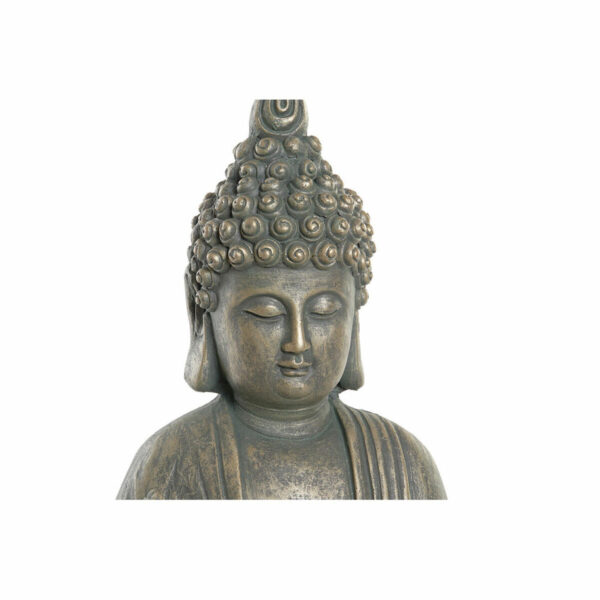 Decorative Figure DKD Home Decor 38 x 25 x 43 cm Black Golden Buddha Dark grey Oriental Modern - Image 3