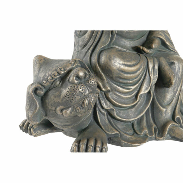 Decorative Figure DKD Home Decor 38 x 25 x 43 cm Black Golden Buddha Dark grey Oriental Modern - Image 2