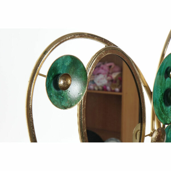 Decorative Figure DKD Home Decor 62 x 9 x 53,3 cm Abstract Golden Green - Image 2