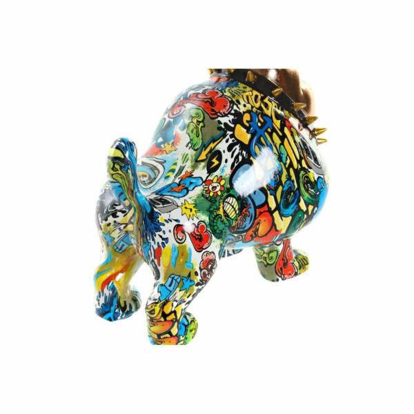 Decorative Figure DKD Home Decor 21 x 16 x 20,5 cm Golden Bulldog Multicolour - Image 2
