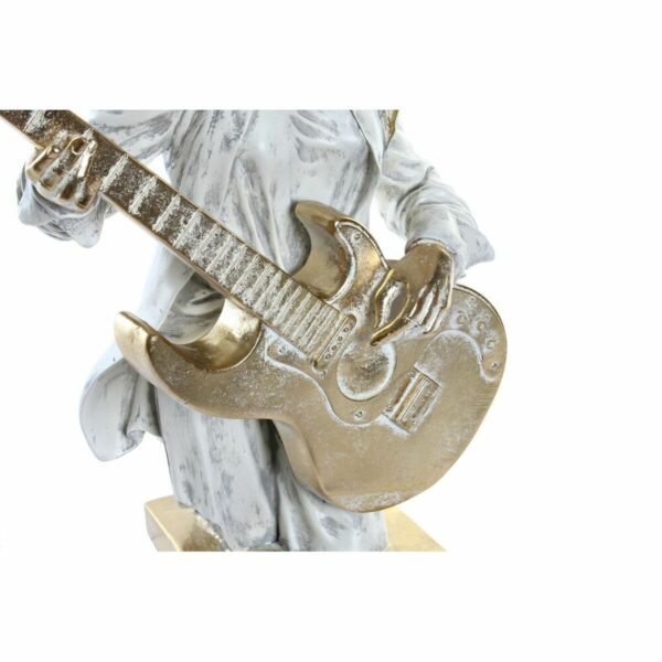Decorative Figure DKD Home Decor 37 x 25 x 50 cm Golden White Music - Image 3