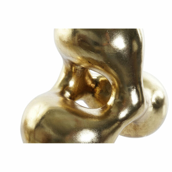 Decorative Figure DKD Home Decor 28,5 x 18 x 26 cm Abstract Golden - Image 3
