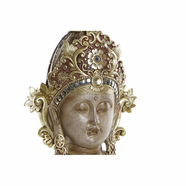 Decorative Figure DKD Home Decor Brown Golden Buddha Oriental 15 x 7 x 38 cm - Image 2