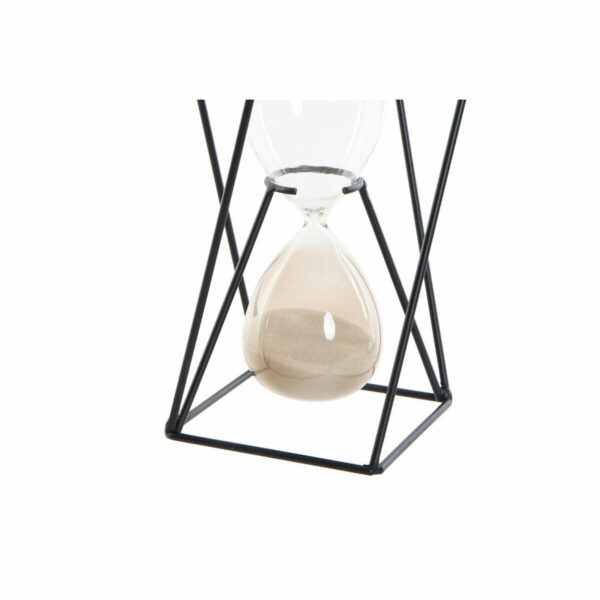Hourglass DKD Home Decor Black Amber Terracotta 14 x 14 x 19 cm - Image 2