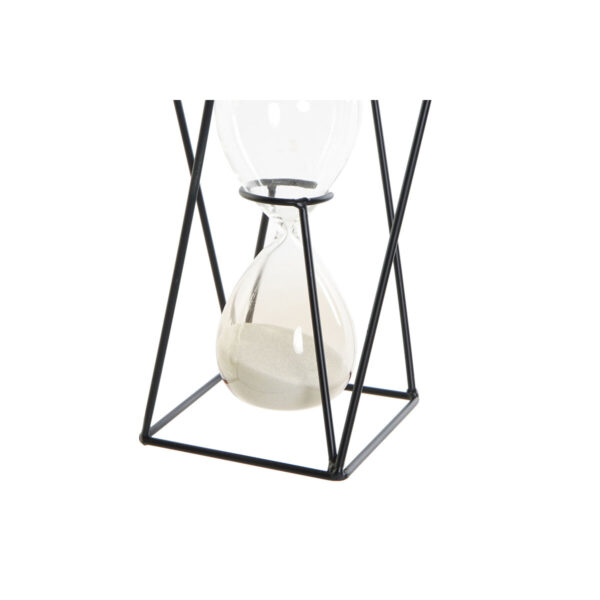 Hourglass DKD Home Decor Black Amber Terracotta 14 x 14 x 19 cm - Image 3