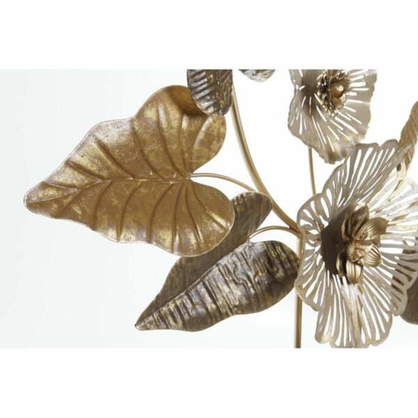 Decorative Figure DKD Home Decor Golden Metal Terracotta (66 x 9 x 51,4 cm) - Image 3