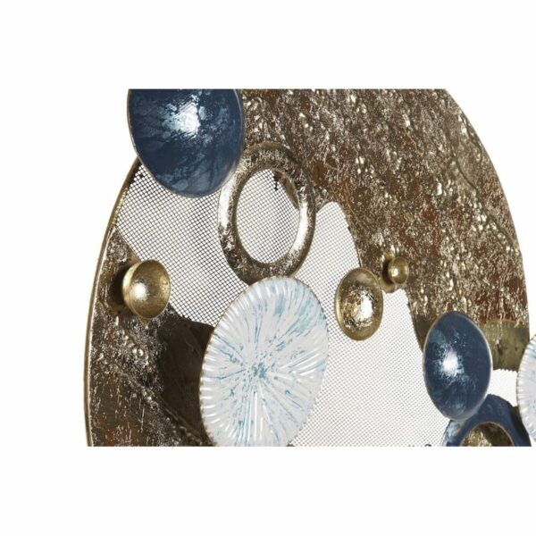 Decorative Figure DKD Home Decor Blue Golden Metal White (52 x 8,3 x 61 cm) - Image 2