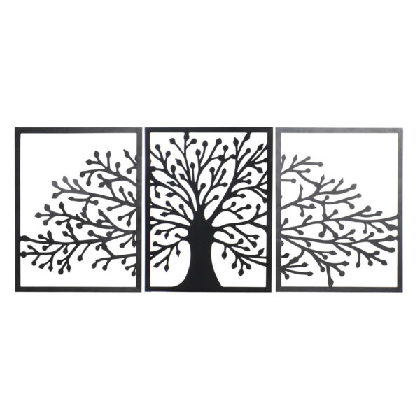 Wall Decoration DKD Home Decor Black Tree Cottage 141 x 1,3 x 61 cm
