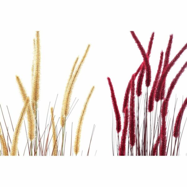 Decorative Plant DKD Home Decor Orange Polyethylene Burgundy PVC 30 x 30 x 150 cm (2 Units) - Image 2