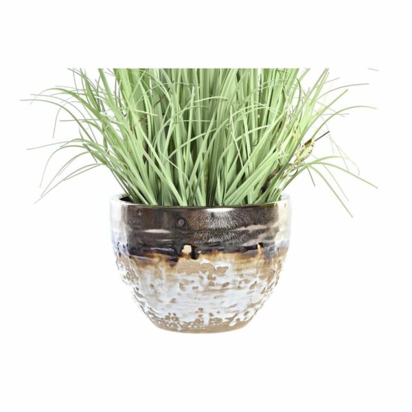 Decorative Plant DKD Home Decor Porcelain Pink Polyethylene Yellow 20 x 20 x 66 cm (2 Units) - Image 2