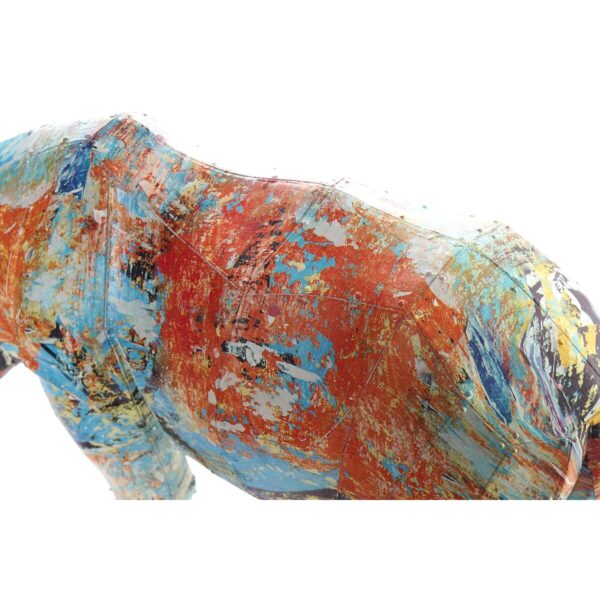 Decorative Figure DKD Home Decor 34 x 12,5 x 16,5 cm Multicolour Rhinoceros Modern - Image 3