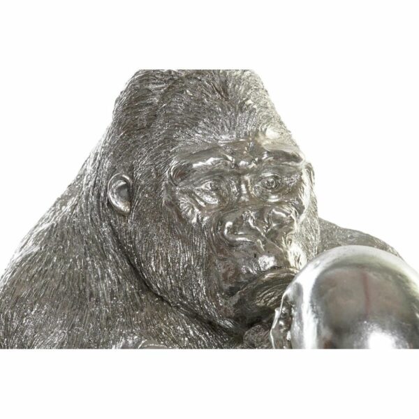 Decorative Figure DKD Home Decor Silver Colonial Gorilla 38,5 x 33 x 43,5 cm - Image 3