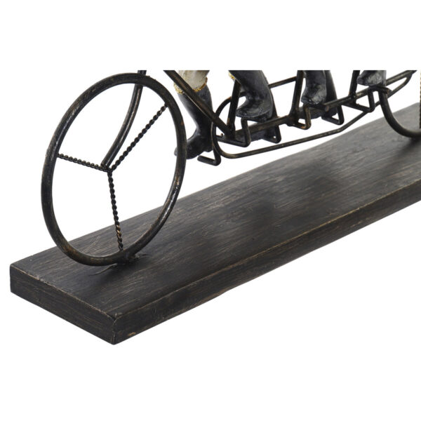 Decorative Figure DKD Home Decor Monkey Tricycle Black Golden Metal Resin Colonial (40 x 9 x 31 cm) - Image 3