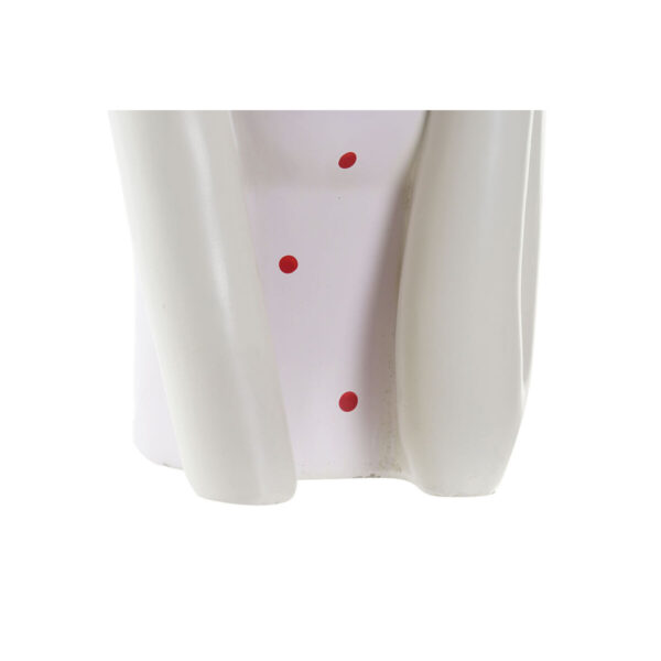 Decorative Figure DKD Home Decor 18,5 x 15 x 31 cm Lady Pink White (2 Units) - Image 3