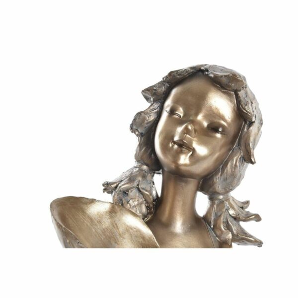 Decorative Figure DKD Home Decor 21 x 13 x 36 cm Red Golden Turquoise (2 Units) - Image 2