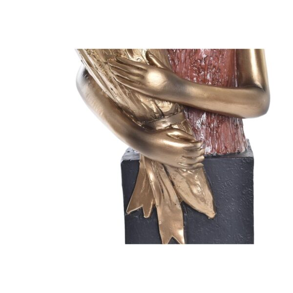 Decorative Figure DKD Home Decor 21 x 13 x 36 cm Red Golden Turquoise (2 Units) - Image 3