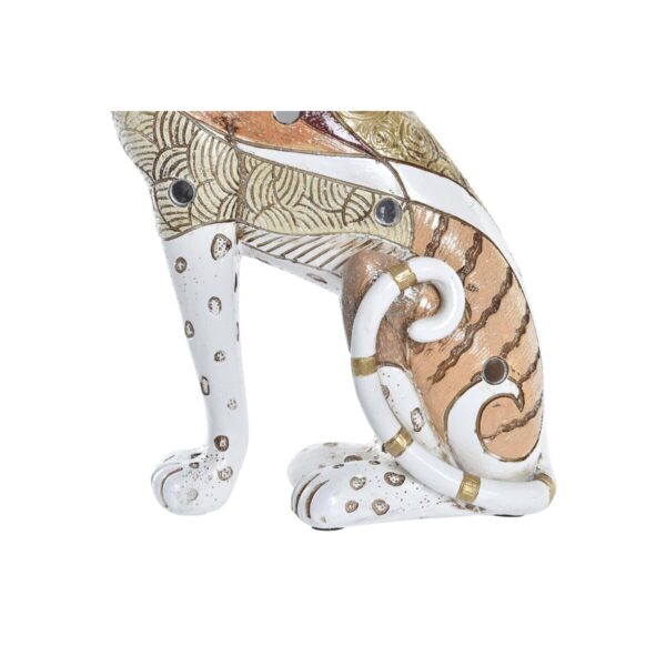Decorative Figure DKD Home Decor White Orange Leopard Colonial 15 x 8 x 25 cm (12 Units) - Image 3