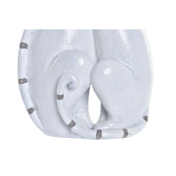 Decorative Figure DKD Home Decor 15 x 10 x 29 cm White Cats Romantic - Image 3