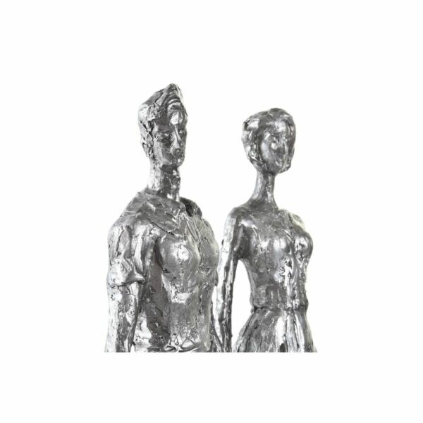Decorative Figure DKD Home Decor Silver Black Resin Modern Family (26 x 11,5 x 41,5 cm) - Image 2