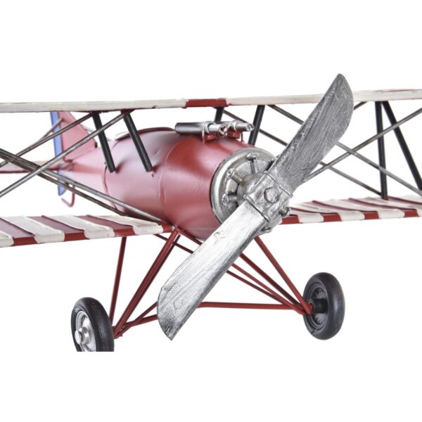 Decorative Figure DKD Home Decor Red Navy Blue Aeroplane Vintage 45 x 38 x 16 cm (2 Units) (1 Unit) - Image 2