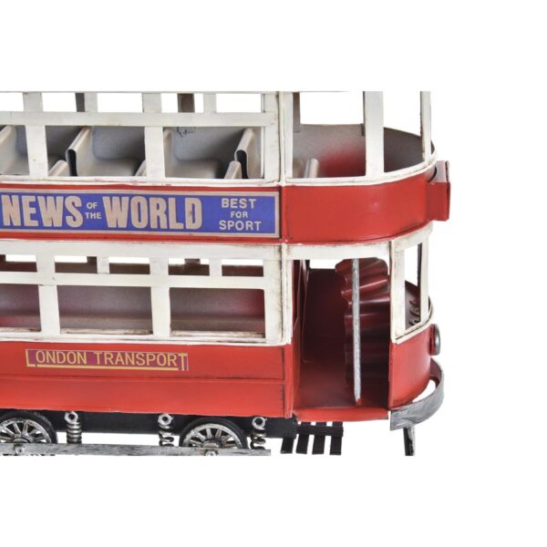 Decorative Figure DKD Home Decor Red Green Train Vintage 28 x 9 x 20 cm (2 Units) - Image 2