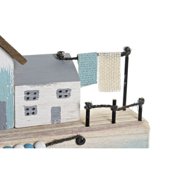 Decorative Figure DKD Home Decor Blue 38,5 x 5,8 x 17,2 cm Natural Port - Image 3