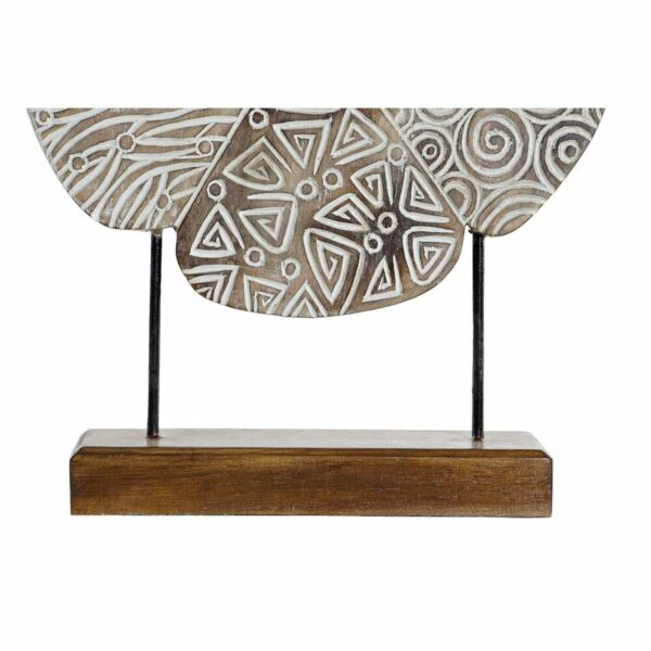 Decorative Figure DKD Home Decor White Brown Abstract 40 x 10 x 51 cm - Image 2