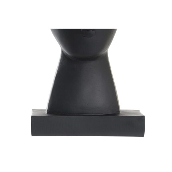 Decorative Figure DKD Home Decor Face Black Golden 14,5 x 10,5 x 27,5 cm (2 Units) - Image 2