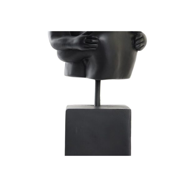 Decorative Figure DKD Home Decor Pair Black Golden 15,5 x 13,5 x 37,5 cm (2 Units) - Image 3