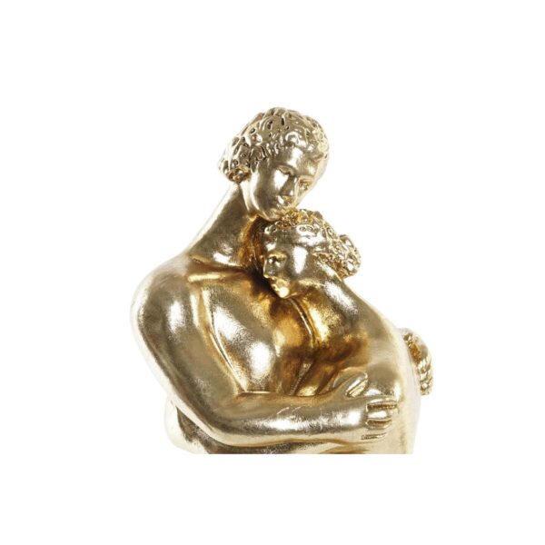 Decorative Figure DKD Home Decor Pair Black Golden 15,5 x 13,5 x 37,5 cm (2 Units) - Image 2