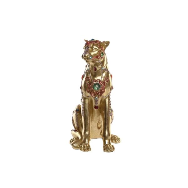 Decorative Figure DKD Home Decor Leopard Resin Colonial (25,5 x 17 x 33 cm) - Image 2