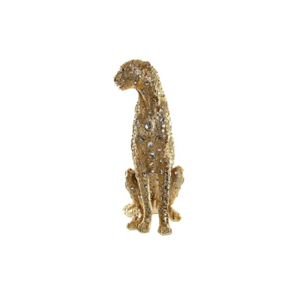Decorative Figure DKD Home Decor Leopard Resin Modern (23,5 x 15 x 37 cm) - Image 2